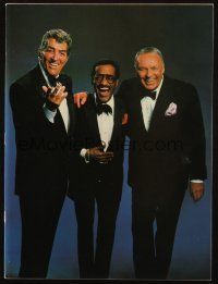 6p171 FRANK DEAN SAMMY TOGETHER AGAIN stage show souvenir program book '88 Sinatra, Martin & Davis!