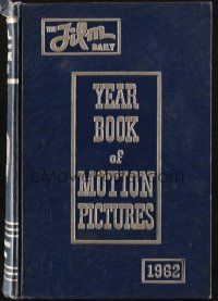 6p294 FILM DAILY YEARBOOK OF MOTION PICTURES hardcover book '62 filled with information!