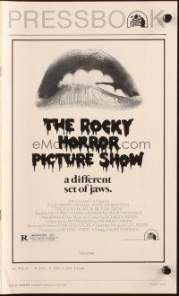 6p808 ROCKY HORROR PICTURE SHOW pressbook R79 classic c/u lips image, a different set of jaws!