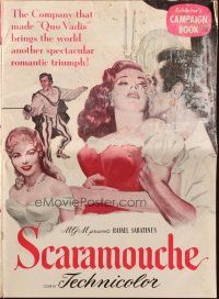 6p820 SCARAMOUCHE pressbook '52 Stewart Granger, Eleanor Parker, Janet Leigh, Mel Ferrer