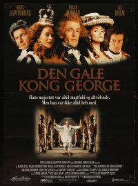 6r808 MADNESS OF KING GEORGE Danish '94 Mirren, Donohoe, Everett, Nigel Hawthorne title role!