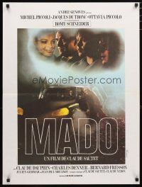 6r208 MADO French 23x32 '76 pretty Romy Schneider, Michel Piccoli, Ferracci art!