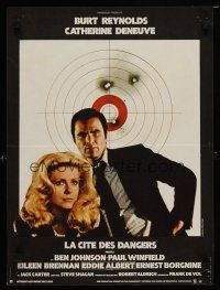 6r247 HUSTLE French 15x21 '76 Robert Aldrich, Burt Reynolds & sexy Catherine Deneuve by target!