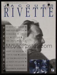 6r250 JACQUES RIVETTE L'INTEGRALE French 15x21 '90s cool profile portrait of director!