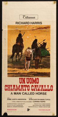 6r367 MAN CALLED HORSE Italian locandina '70 Richard Harris becomes Native American warrior!