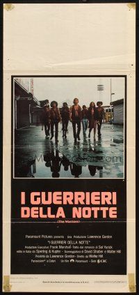 6r412 WARRIORS Italian locandina '79 directed by Walter Hill, Michael Beck future teen gangs!