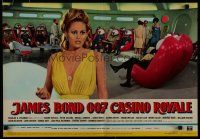 6r297 CASINO ROYALE Italian photobusta '67 Woody Allen, sexy Ursula Andress in yellow dress!