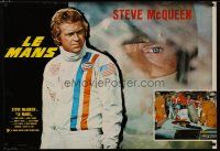 6r274 LE MANS English Italian 26x38 pbusta '71 great images of race car driver Steve McQueen!