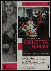 6r674 JULIET OF THE SPIRITS Yugoslavian '67 Fellini's Giulietta degli Spiriti, Giulietta Masina!