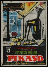 6r695 MYSTERY OF PICASSO Yugoslavian '57 Le Mystere Picasso, Henri-Georges Clouzot & Pablo!