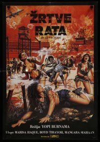 6r744 WAR VICTIMS Yugoslavian '83 Aller art of sexy women busting out of clothes & prison!