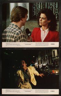 6s150 EYEWITNESS 8 color 11x14 stills '81 Hurt, James Woods, Christopher Plummer, Sigourney Weaver