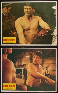 6s526 HARD TIMES 7 LCs '75 Walter Hill directed, Charles Bronson, James Coburn!