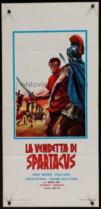 6y710 REVENGE OF SPARTACUS Italian locandina R70s La vendetta di Spartacus, Aller art!