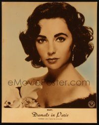 7e438 LAST TIME I SAW PARIS German LC 1955 wonderful close-up portrait of Elizabeth Taylor!