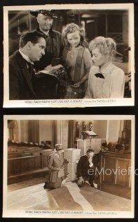 7h799 ONE FOOT IN HEAVEN 4 8x10 stills '41 minister Fredric March & Martha Scott!