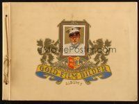 7m087 LOT OF 184 GERMAN CIGARETTE CARDS CONTAINED IN AN ALBUM '30s cool color portraits!