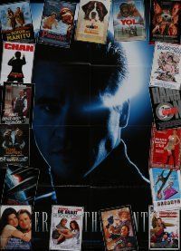 7m088 LOT OF 24 FOLDED GERMAN A1 POSTERS '80s-00s great images from a variety of movies!