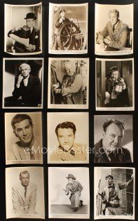 7m143 LOT OF 23 8x10 PORTRAIT STILLS OF MALE STARS '30s-60s Cooper, Ladd, Lancaster, Chevalier!