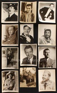 7m148 LOT OF 22 8x10 PORTRAIT STILLS OF MALE STARS '40s-50s Mickey Rooney, Edward G. Robinson+more