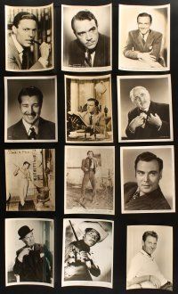 7m152 LOT OF 20 8x10 PORTRAIT STILLS OF MALE STARS '40s-50s Chevalier, Ameche, Chamberlain +more!