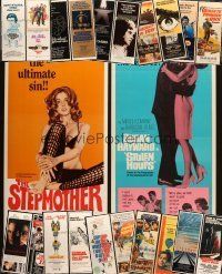 7m226 LOT OF 22 UNFOLDED INSERTS '50s-80s great images from a variety of different movies!