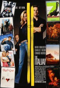 7m274 LOT OF 17 UNFOLDED DOUBLE-SIDED ONE-SHEETS '90s-00s Italian Job, Zoolander & more!