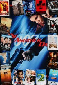 7m290 LOT OF 17 UNFOLDED MOSTLY DOUBLE-SIDED ONE-SHEETS '00s a variety of great movie images!