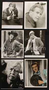 7m150 LOT OF 21 MOVIE, TV, AND PUBLICITY STILLS OF CLU GULAGER '50s-10s portraits & movie scenes!