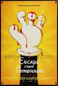 7w177 ESCAPE FROM TOMORROW DS 1sh '13 bad things happen everywhere, bloody mouse hand!