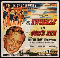 7y124 TWINKLE IN GOD'S EYE 6sh '55 art of Mickey Rooney, sexy Coleen Gray & chorus girls!