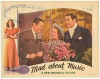 7z577 MAD ABOUT MUSIC LC '38 Deanna Durbin with Arthur Treacher & Herbert Marshall!