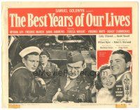 7z144 BEST YEARS OF OUR LIVES LC R54 William Wyler, Dana Andrews, Fredric March & Harold Russell!