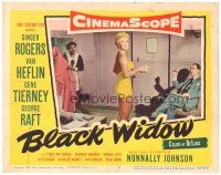 7z168 BLACK WIDOW LC #2 '54 image of sexy Ginger Rogers in skimpy outfit in dressing room!