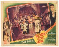 7z171 BLONDIE GOES LATIN LC '41 Penny Singleton in middle of huge musical number!