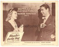 7z173 BLONDIE'S LUCKY DAY LC '46 Arthur Lake & Penny Singleton go into business!