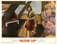 7z175 BLOW-UP LC #4 '67 Michelangelo Antonioni, Vanessa Redgrave steals David Hemmings' camera!