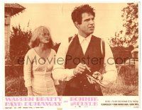 7z184 BONNIE & CLYDE LC #8 '67 notorious crime duo Warren Beatty & Faye Dunaway!