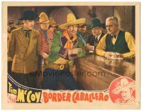 7z186 BORDER CABALLERO LC '36 great image of Tim McCoy as Mexican, Ted Adams and John Merton!