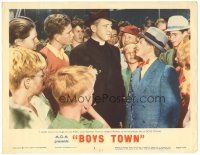 7z194 BOYS TOWN LC #2 R57 Spencer Tracy tells Mickey Rooney he's not as tough as he thinks!