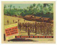 7z197 BRIDGE ON THE RIVER KWAI LC #4 '58 David Lean classic, Alec Guinness & troops lined up!