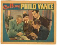 7z215 CALLING PHILO VANCE LC '40 Edward Brophy, James Stephenson, Henry O'Neill w/magnifying glass