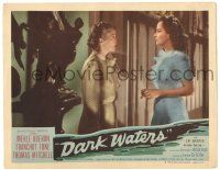 7z301 DARK WATERS LC '44 image of Merle Oberon & Fay Bainter talking!