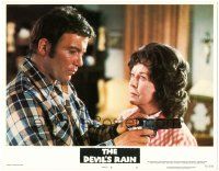 7z320 DEVIL'S RAIN LC #8 '75 William Shatner cocks his .45 and Ida Lupino looks worried!