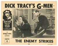 7z322 DICK TRACY'S G-MEN chapter 4 LC R55 Ralph Byrd crime serial, The Enemy Strikes!