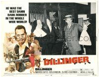 7z323 DILLINGER LC #1 '73 cool image of gangster Warren Oates robbing bank & nun!