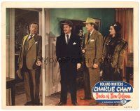 7z330 DOCKS OF NEW ORLEANS LC #8 '48 Fowley & Forman watch Roland Winters as Charlie Chan open door!