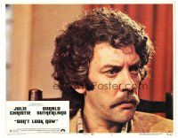 7z335 DON'T LOOK NOW LC #1 '74 super close-up of Donald Sutherland, directed by Nicolas Roeg!