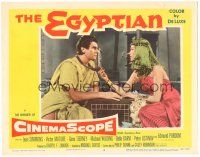 7z350 EGYPTIAN LC #6 '54 Michael Curtiz directed, Michael Wilding & sexy Bella Darvi!