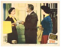 7z367 FATHER OF THE BRIDE LC #3 '50 Spencer Tracy between Elizabeth Taylor & Joan Bennett!